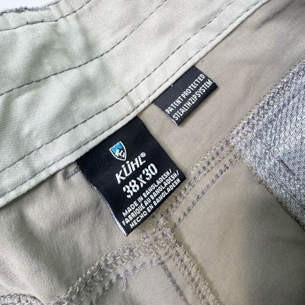 Kuhl Pants Mens 38x30 Gray Cargo Stealth Zip Convertible Hiking Utility Outdoor - Picture 5 of 11